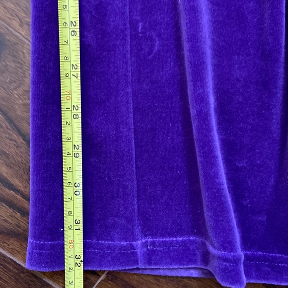 EUC purple velour track suit - Picture 13 of 16